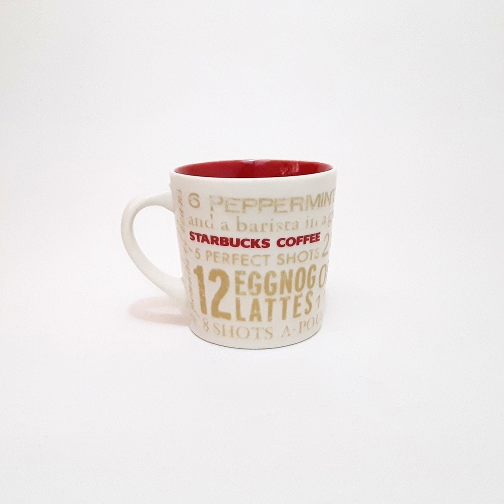 STARBUCKS 12 Days Of Christmas Coffee Mug